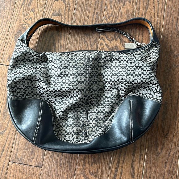 Coach Handbags - Coach Black Signature Bag
